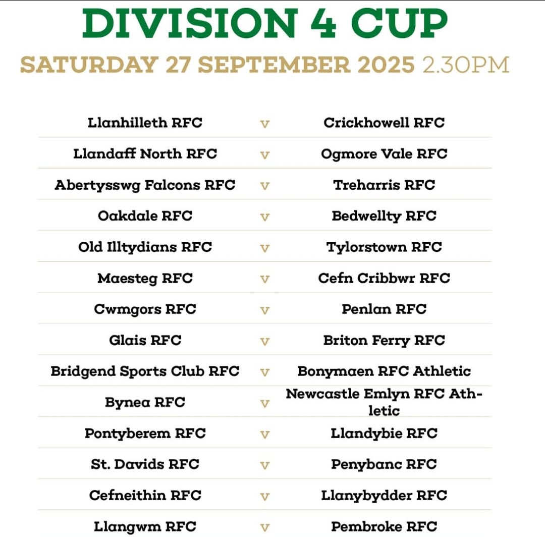 TreharrisPhoenix (@trephoenixsnrs) on Twitter photo Division 4 Cup fixtures are out and we're away to <a href="/AbertysswgRFC/">AbertysswgRFC</a> from Div 4 East.
#UppaPhoenix π¦
π Division 4 Cup fixtures are out and we're away to <a href="/AbertysswgRFC/">AbertysswgRFC</a> from Div 4 East.
#UppaPhoenix π¦
π