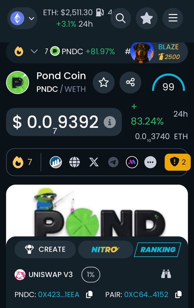 Breaking News: $PNDC IS BACK IN THE DEXTOOLS TOP10! 🔥🔥🔥

And imagine, nothing has even happened. It's nothing.