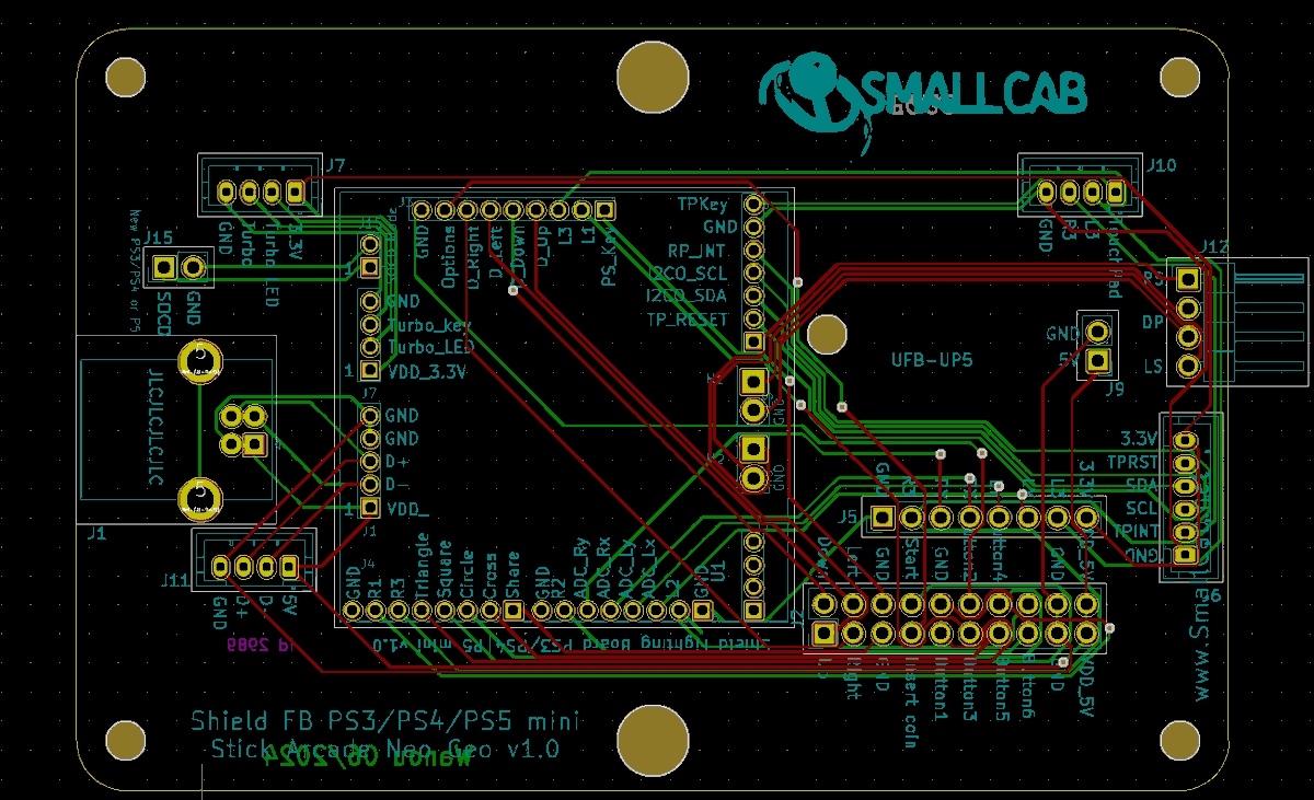 SmallCab_net's tweet image. In order to offer a PC version of our Neo Geo case, we are developing a shield to accommodate a PC/PS3/PS4 fighting board which will be installed in our case.
smallcab.net/arcade-stick-n…