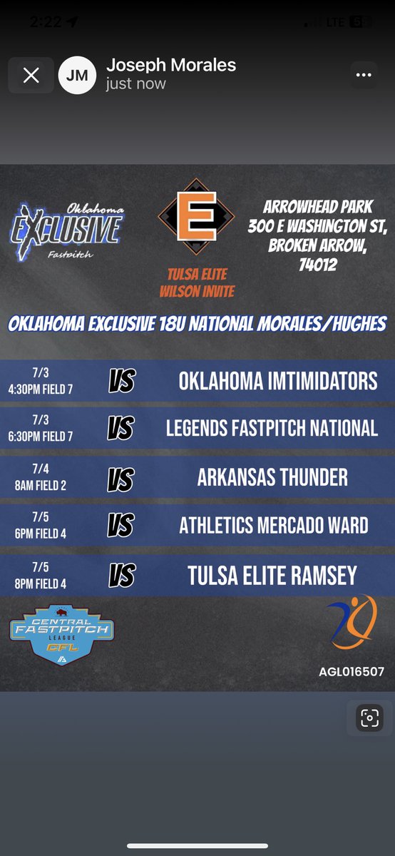 Lakyn Foss (@lakynfoss26) on Twitter photo One last time this summer!!!! Letβs finish strong! <a href="/OKExclusive18u/">Oklahoma Exclusive National Morales</a> <a href="/HutchSoftball/">HUTCH SOFTBALL</a> <a href="/JaimeRose6504/">Jaime Rose</a> <a href="/riley_wertz/">Riley Wertz</a> One last time this summer!!!! Letβs finish strong! <a href="/OKExclusive18u/">Oklahoma Exclusive National Morales</a> <a href="/HutchSoftball/">HUTCH SOFTBALL</a> <a href="/JaimeRose6504/">Jaime Rose</a> <a href="/riley_wertz/">Riley Wertz</a>