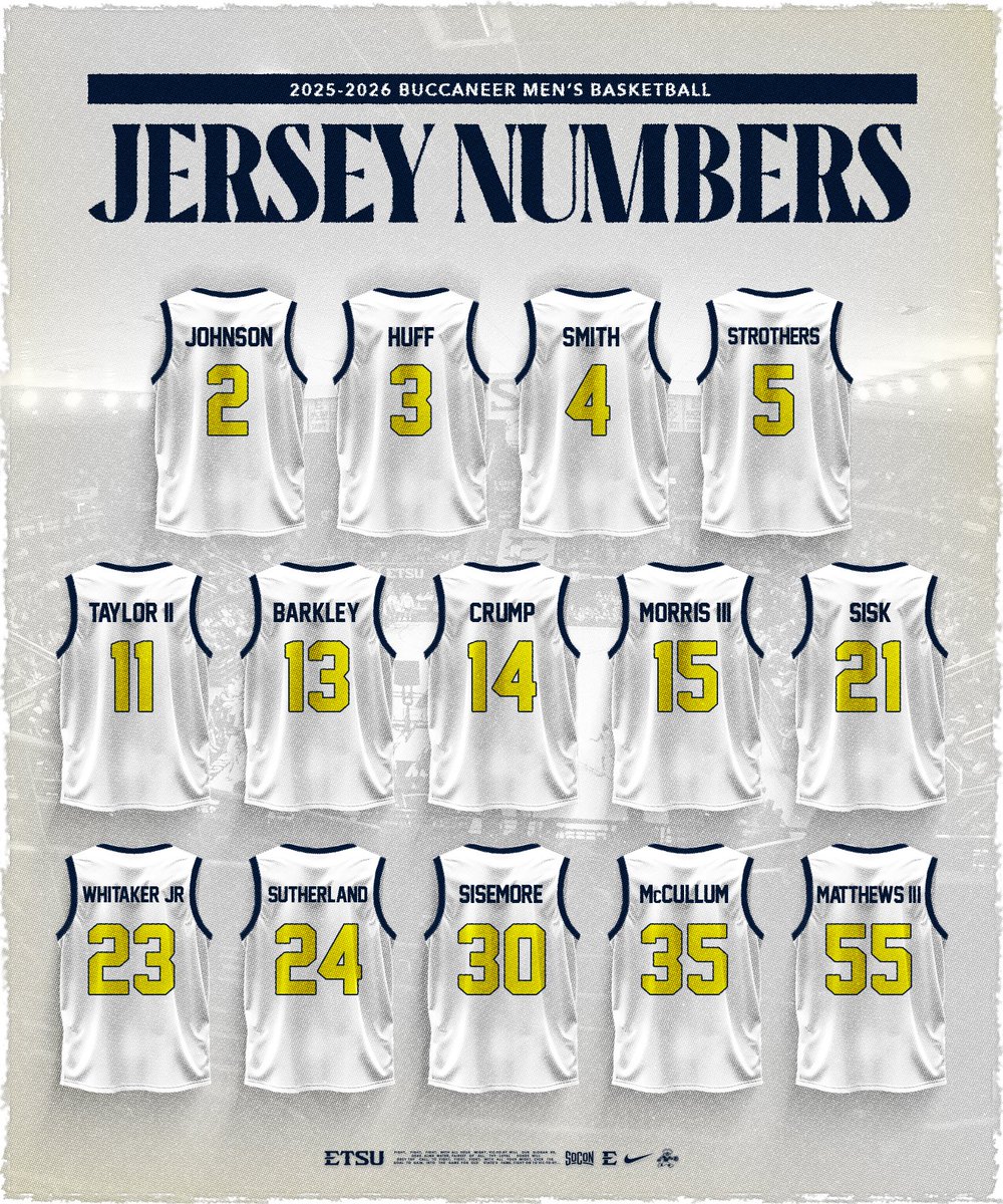 New squad, new numbers. 

#OurHouseOurTime