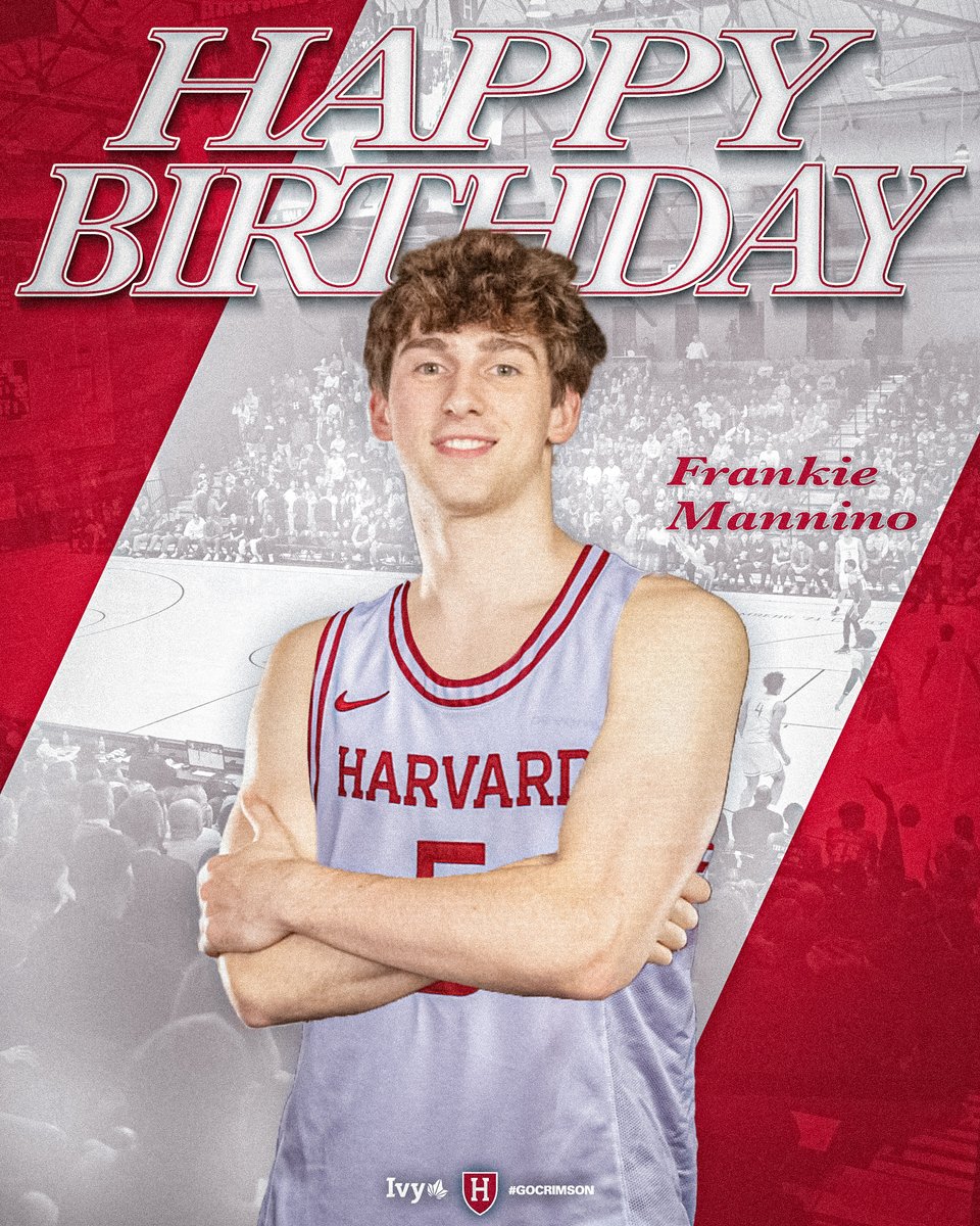 🎉 Happy Birthday to incoming first-year Frankie Mannino!

Hope you have a great day, Frankie!

#GoCrimson #OneCrimson