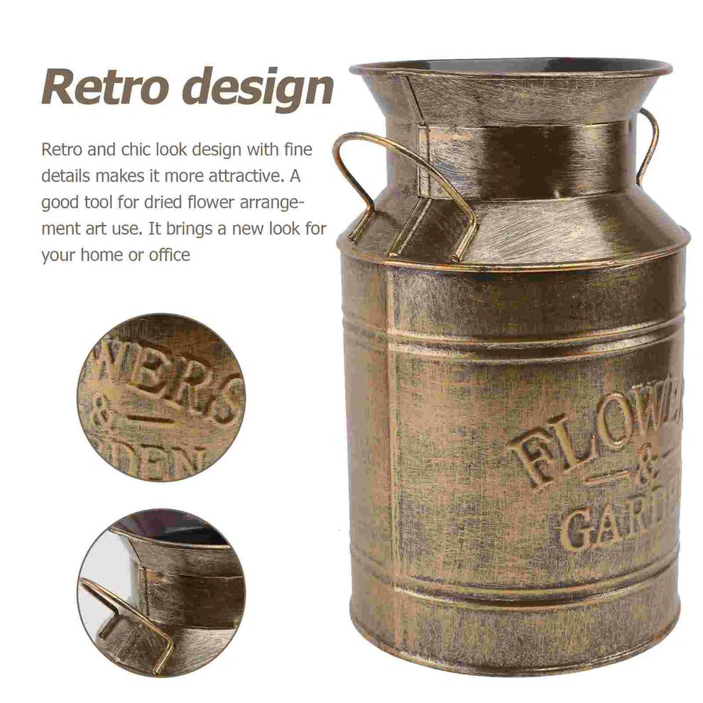 Turn any room or outdoor area into a visual delight with this rustic decorative galvanized flower vase.

thehomedecorstore.co.uk/products/rusti…

#vintage #retro #vase #home  #homedecor  #homedecorideas #Homedecoration  #HomeImprovement  #homeinspo  #homeideas