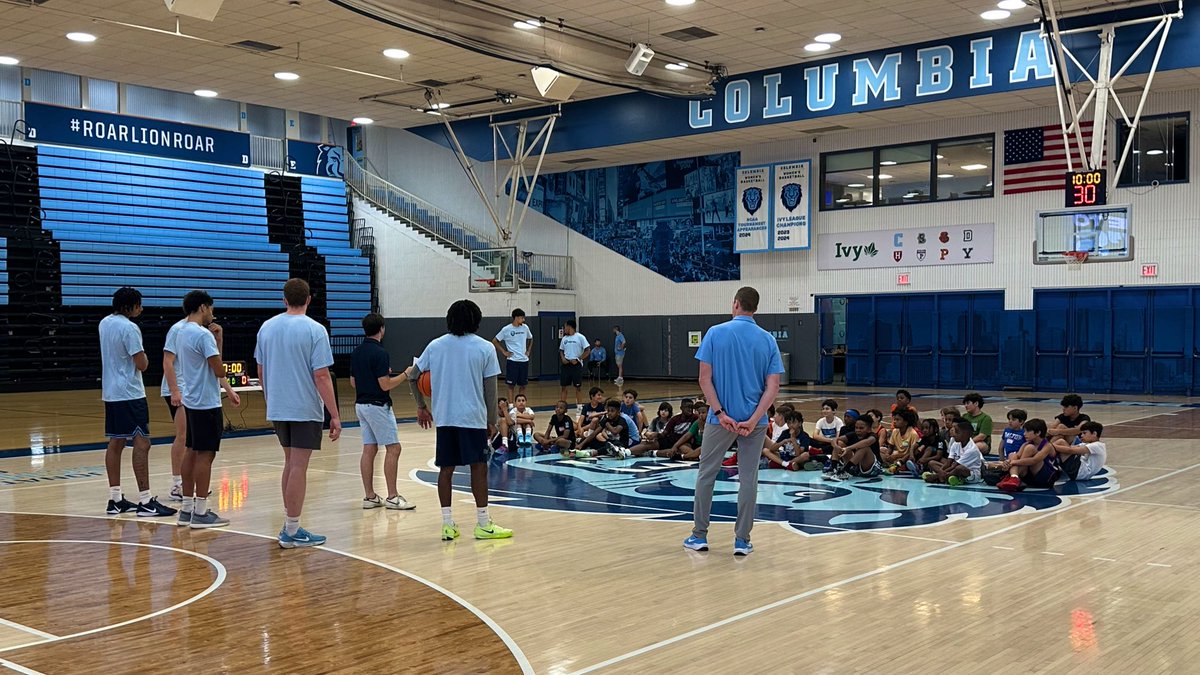 CULionsMBB's tweet image. Great energy in the gym today for Day 1 of Lions Basketball Camp! 🦁🏀