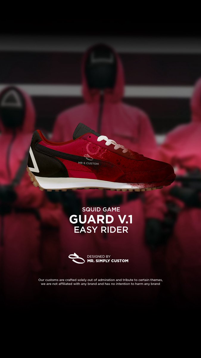 MrSimplyCustom's tweet image. It’s Squidgame time. #SquidGameSeason3  - customized on authentic squidgame x Puma.