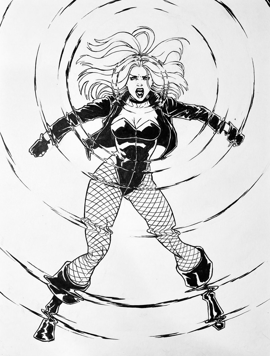 Black Canary commission.  More commissions coming soon