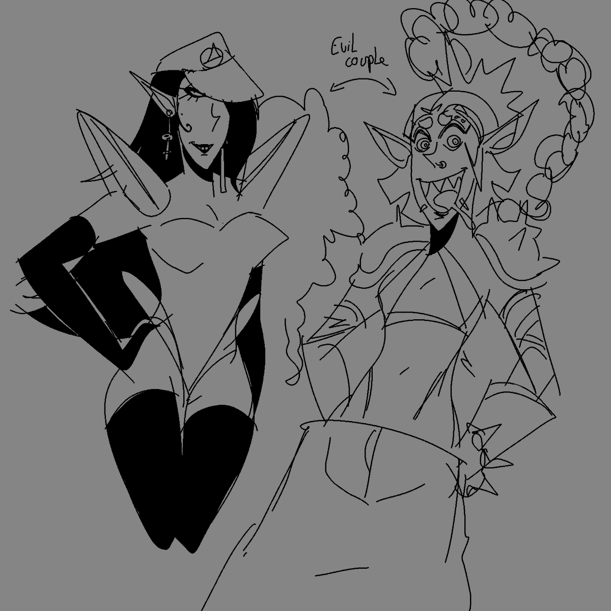 SweetsNeptune's tweet photo. Yaoi factory: OFF...
Yuri factory: ON...

New project with evil butchfemme yuri mentionned ‼‼‼

Sandra is a PERVERT!!!!

And an old OC in the 2nd picture that i want to revamp as a protag or a side character!!

#UberKill #oc #original https://t.co/I0mqGsFWWO