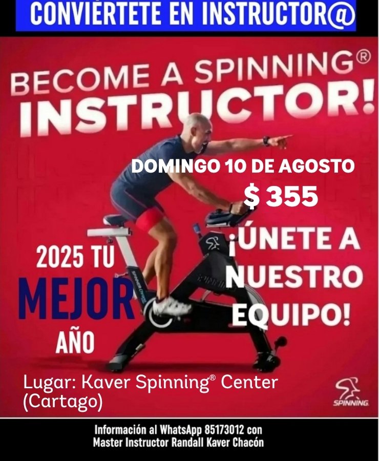 Conviértete en instructor@ internacional del programa de ciclismo estacionario más impactante del planeta... Spinning®