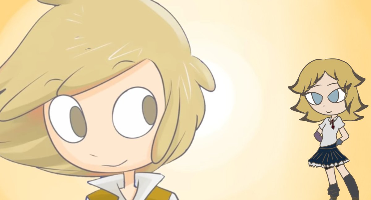 Team_Draw's tweet photo. Fantica (phantom chica) y Golden.
Es un #Ocxcanon su dinámica es muy graciosa. 
Golden siendo el primer damo y Fan siendo una NyE.
-🎨 https://t.co/71v8Nx6MQq