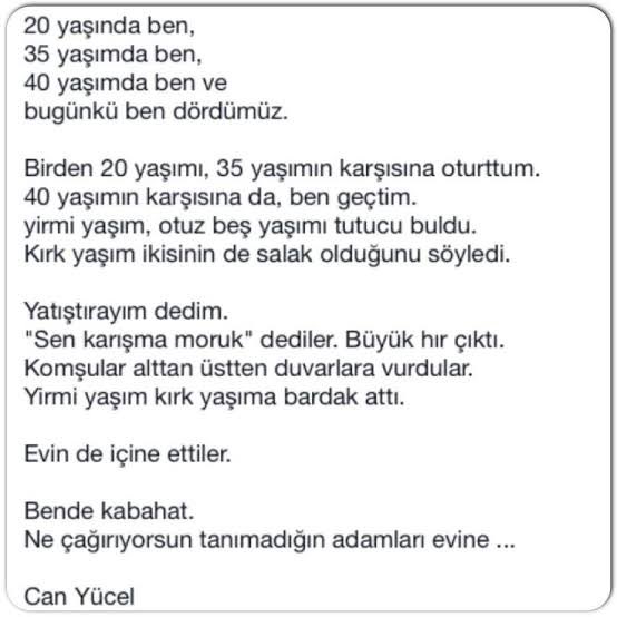 20 YAŞ 35 YAŞ 40 YAŞ VE BUGUNKİ BEN…..