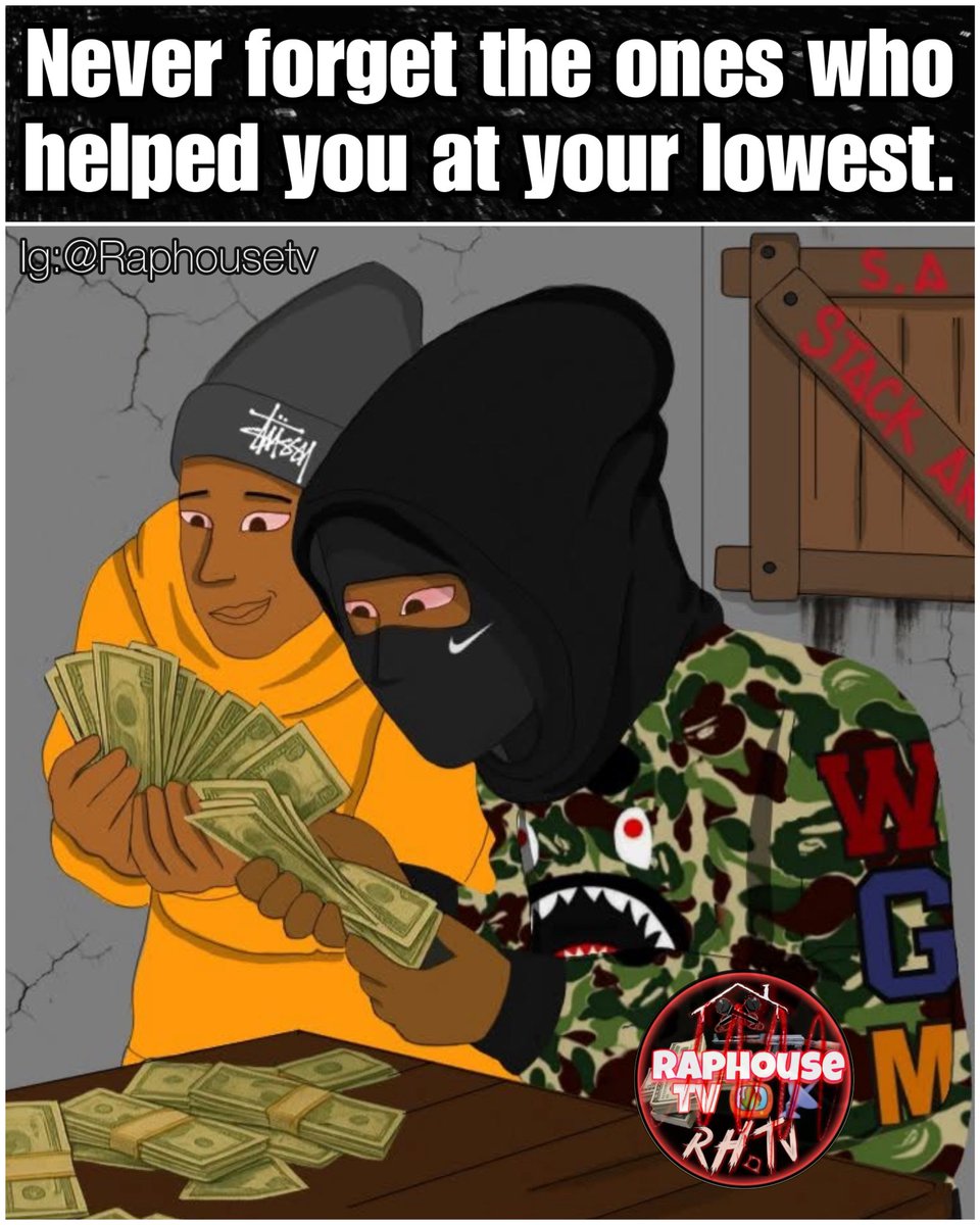 Rule of Thumb 👍🏾 Never forget the ones who helped you at your lowest.💯😪