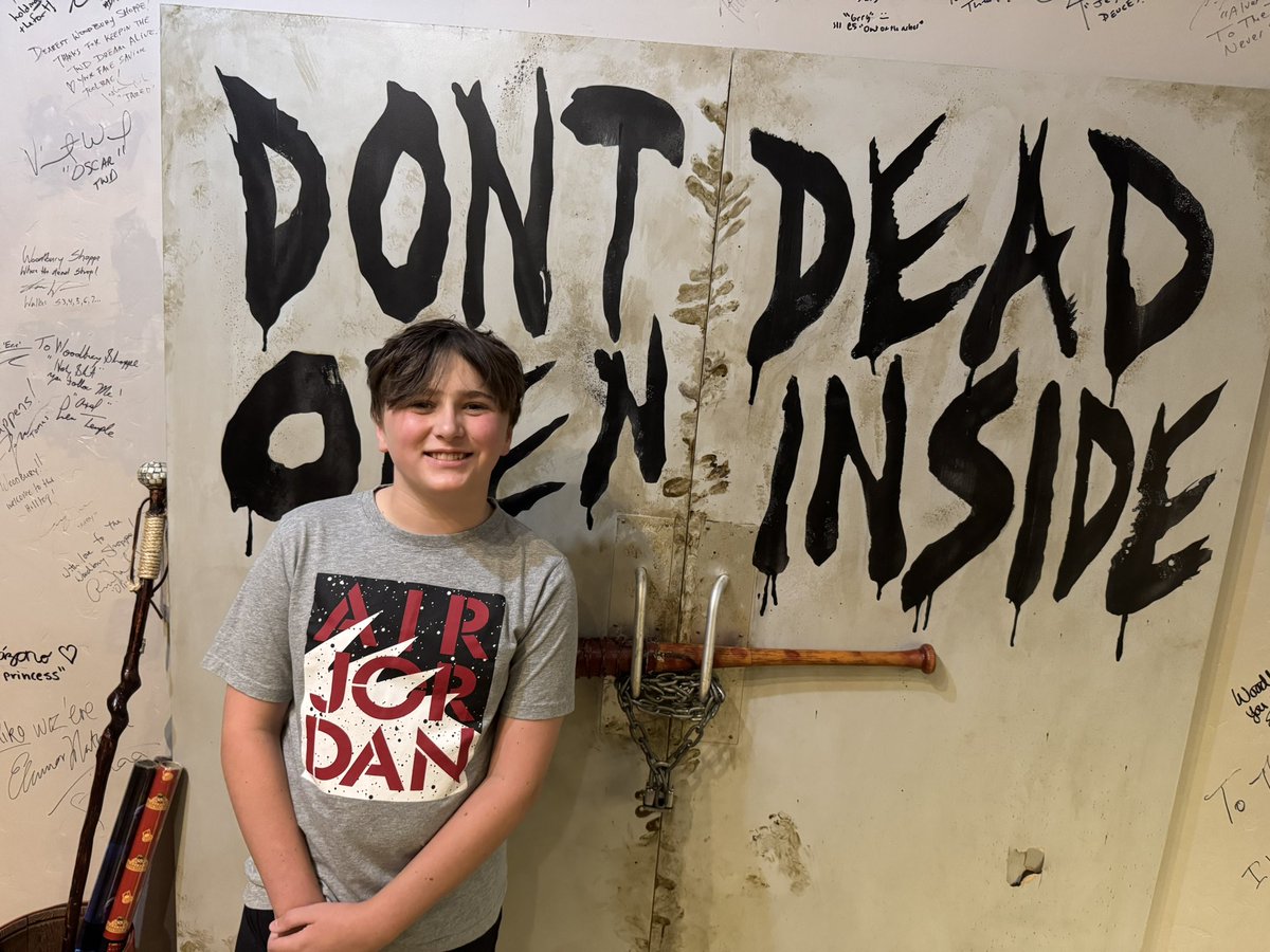 Walking Dead sights with my son!!!