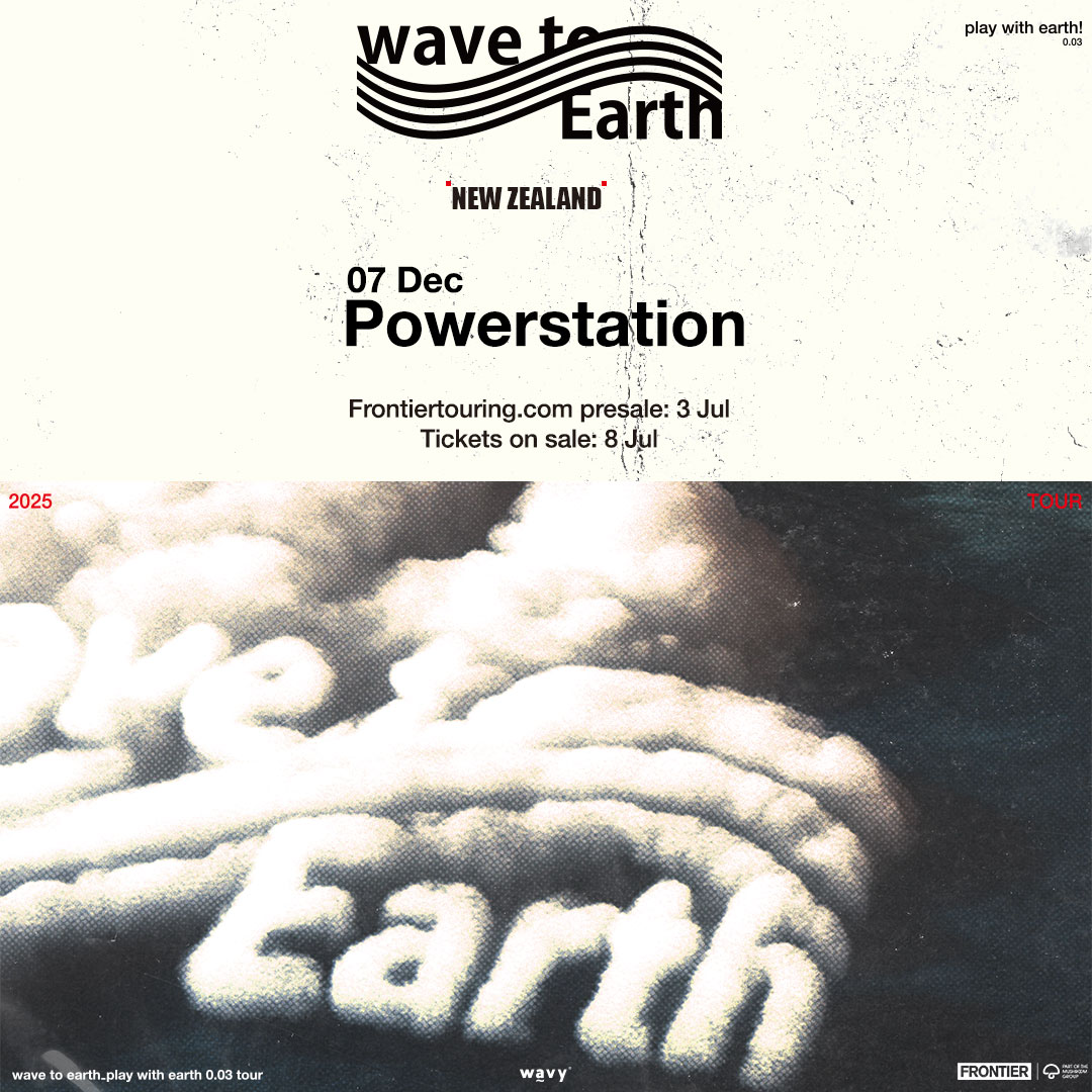Ticketmaster NZ (@ticketmaster_nz) on Twitter photo JUST ANNOUNCED ๐ South Korean indie pop band <a href="/wave_to_earth/">wave to earth</a> is bringing their '0.03 World Tour' to NZ!
๐
Sun 7 Dec, 2025
๐ Powerstation, Auckland
๐๏ธ tktmstr.co/wavetoearth JUST ANNOUNCED ๐ South Korean indie pop band <a href="/wave_to_earth/">wave to earth</a> is bringing their '0.03 World Tour' to NZ!
๐
Sun 7 Dec, 2025
๐ Powerstation, Auckland
๐๏ธ tktmstr.co/wavetoearth