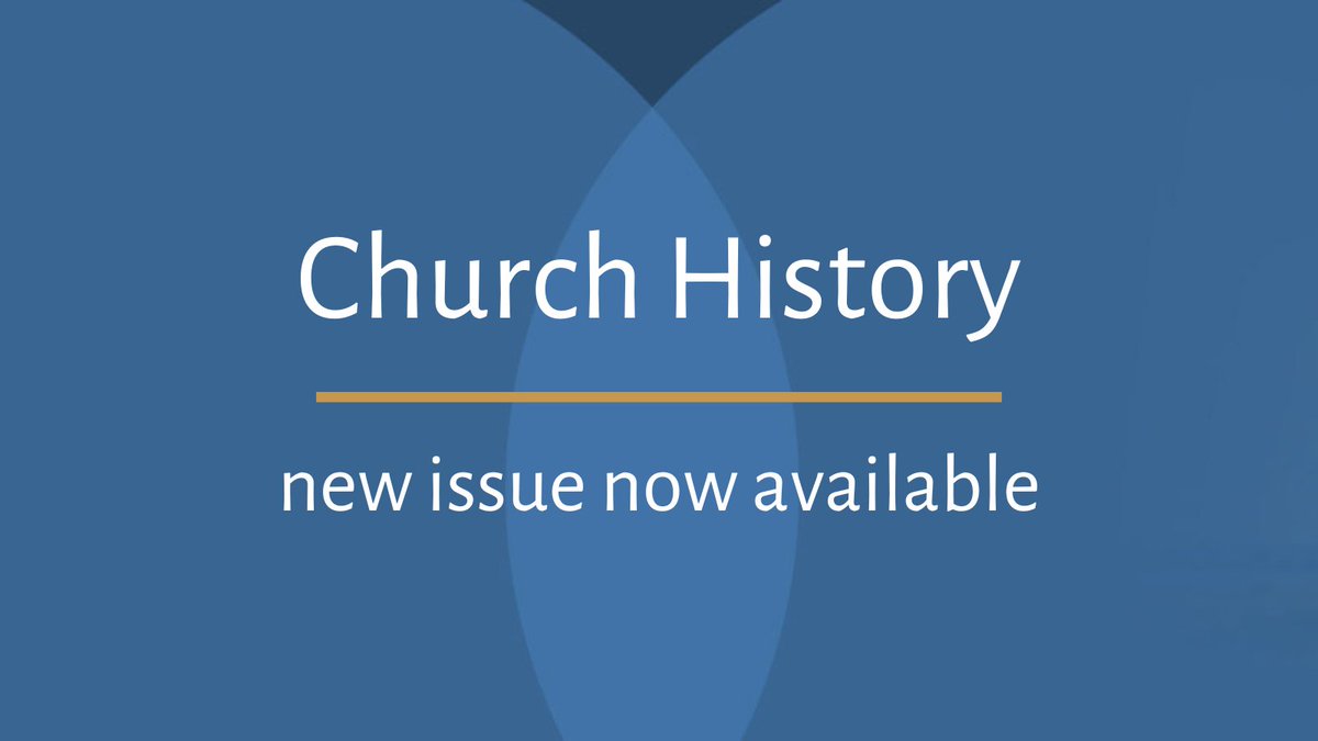 CambUP_Religion's tweet image. New Issue of Church History now available
📚 cup.org/3ZQ3H07
#twitterstorians @ASChurchHistory