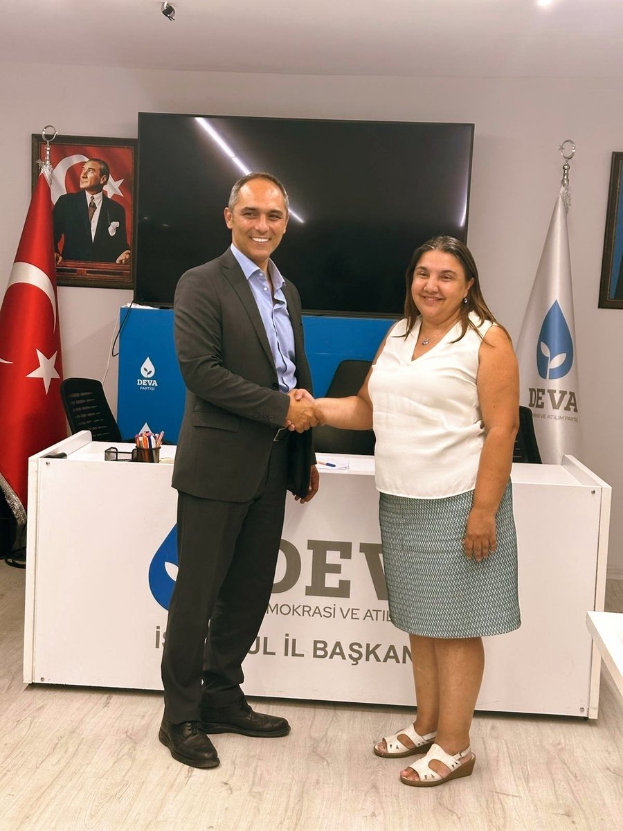 DEVA Partisi İstanbul (@istanbuldadeva) on Twitter photo #DEVA İstanbul İl Başkanlığı Olağan toplantımızda alınan yeni kararla;
📍#İstanbul #Tarım #Enerji ve #Ulaştırma Çalışmaları Başkanı olarak ,İl YK üyemiz
Sn.Saniye YAYGAN (<a href="/SaniyeYaygan/">Saniye Yaygan</a> ) atanmıştır.
⚜️Kendisine yeni görevinde başarılar dileriz.
<a href="/A_HakanAgaoglu/">Ali Hakan Ağaoğlu</a>
#Başarı #Emek #DEVA İstanbul İl Başkanlığı Olağan toplantımızda alınan yeni kararla;
📍#İstanbul #Tarım #Enerji ve #Ulaştırma Çalışmaları Başkanı olarak ,İl YK üyemiz
Sn.Saniye YAYGAN (<a href="/SaniyeYaygan/">Saniye Yaygan</a> ) atanmıştır.
⚜️Kendisine yeni görevinde başarılar dileriz.
<a href="/A_HakanAgaoglu/">Ali Hakan Ağaoğlu</a>
#Başarı #Emek