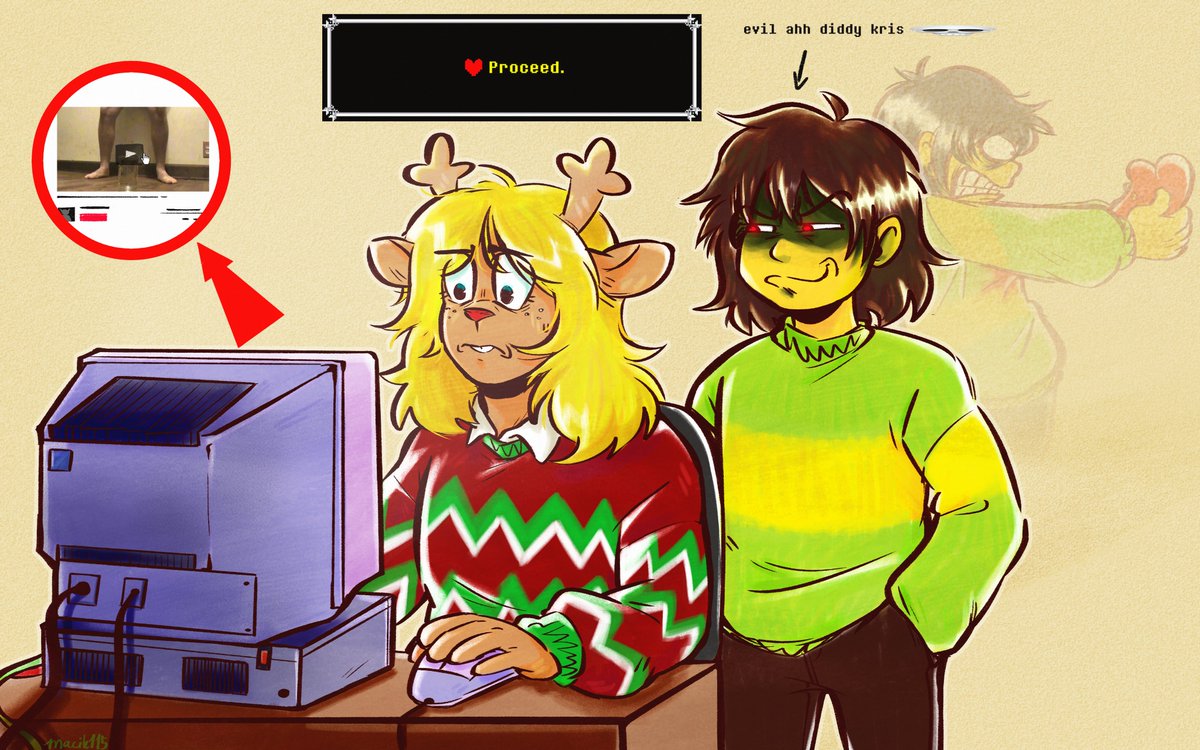 mackokade's tweet image. #deltarune