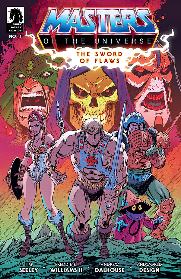 ICYMI: An all new comic miniseries, Masters of the Universe: The Sword of Flaws, is set to kick off this September! Details: bit.ly/3Hyo7UP

When an ancient artifact is unearthed, the Masters of the Universe will have to scour the land in search of this Preternian power