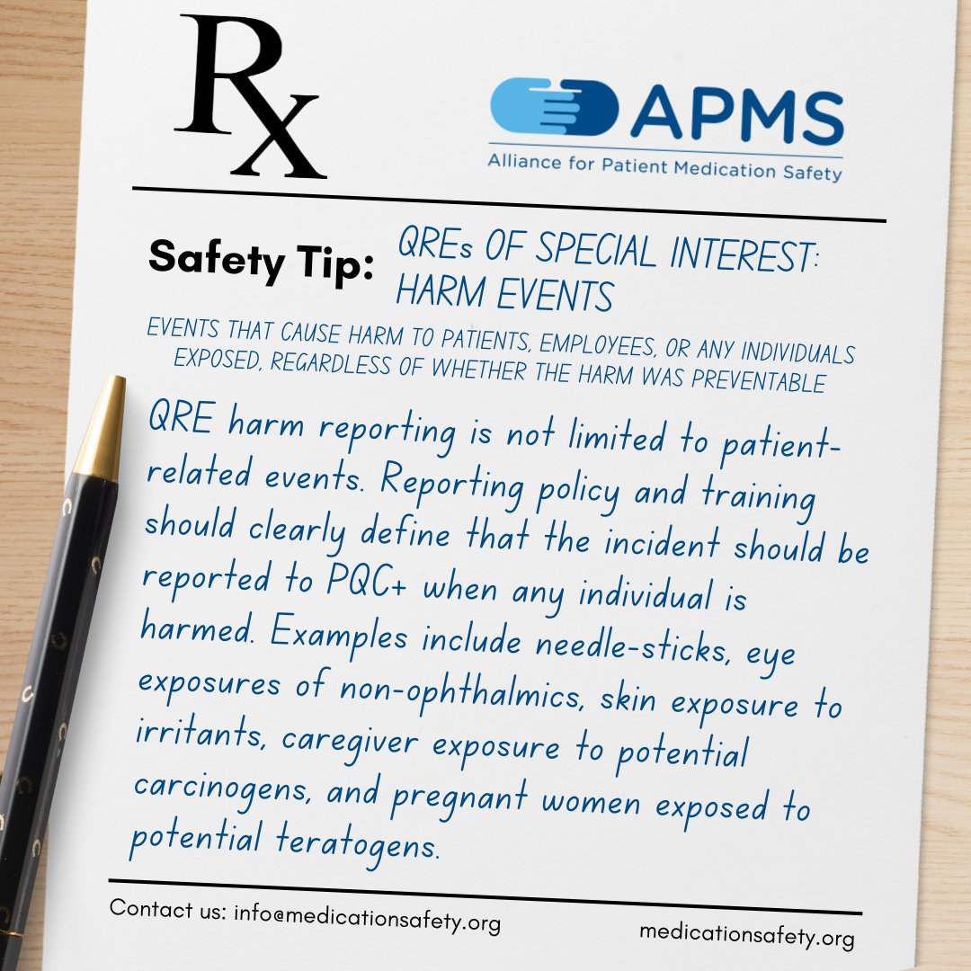 Here’s a medication safety tip from <a href="/APMS_PSO/">APMS</a>! 💊

For more information, visit medicationsafety.org/sign-up #PSOPower
