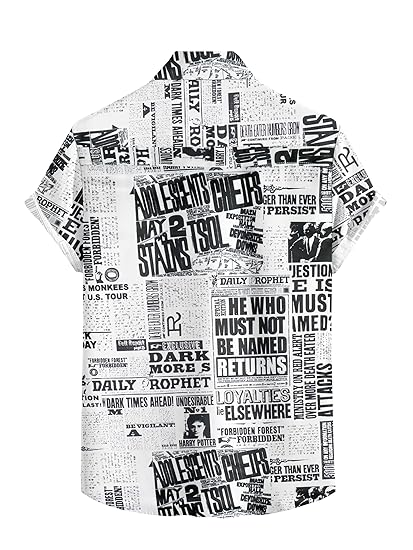 KashiKummari's tweet photo. 🔥Printed Button-Down Shirt, Short Sleeve, Black and White Newspaper Print Design
Price : -60% ₹359
M.R.P.: ₹899🙅
Buy Here : https://t.co/9ZzRDSLLbf 👈
Customer Review : Good quality &amp; feel. https://t.co/5UGJuXsm4y