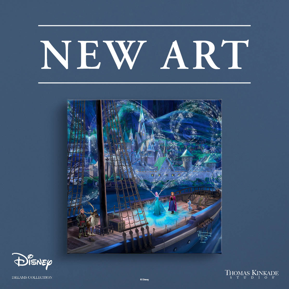 ThomasKinkadeCo's tweet image. ❄️✨ New Release! ❄️✨

Experience the wonder of Disney Frozen: Love and Magic—now available in Art Prints, Gallery Wrapped Canvases, and more from Thomas Kinkade Studios.
👉 thomaskinkade.com/collections/di… 

#DisneyFrozen #FrozenArt #ThomasKinkadeStudios #FrozenLoveAndMagic #DisneyArt
