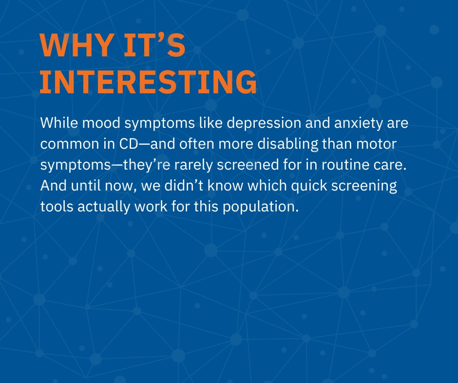 FixelInstitute's tweet image. Dr. Irene Malaty and an international team of researchers set out to improve mental health screening for people with cervical dystonia. 🧠💬 See what they discovered—click the link to learn more: sciencedirect.com/science/articl…