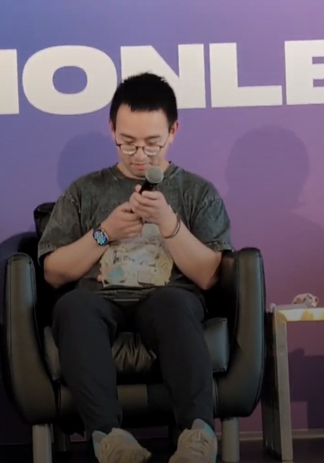 the best scene: our cto figured out the real time blockchain but cant figure out the mic