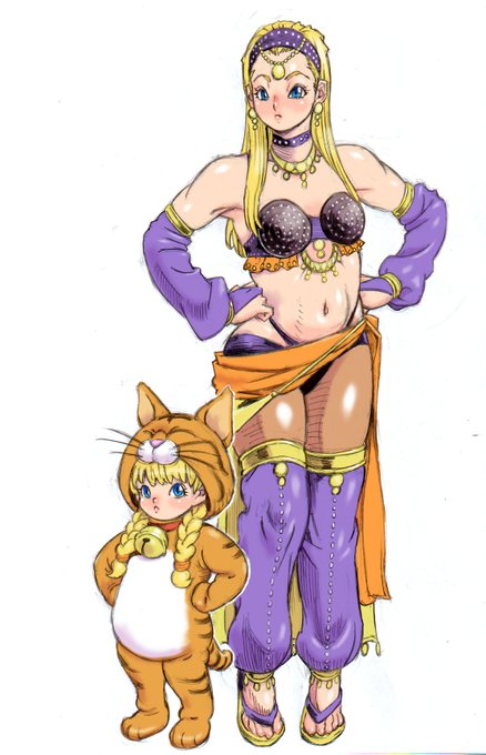 過去イラストのコーナー
ベロニカとセーニャ
ベロニカ小さく描きすぎた。 