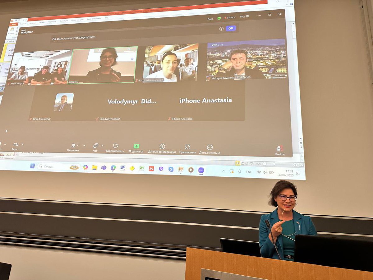 VenediktovaIV's tweet image. It’s a great pleasure to support the @uasaz_ch initiative exploring the deep 🇺🇦–🇨🇭 ties in science and research.
A very meaningful event at @ETH_en honoring the legacy of Ukrainian microbiologist Serhiy Winogradsky, who discovered chemosynthesis in Zurich.