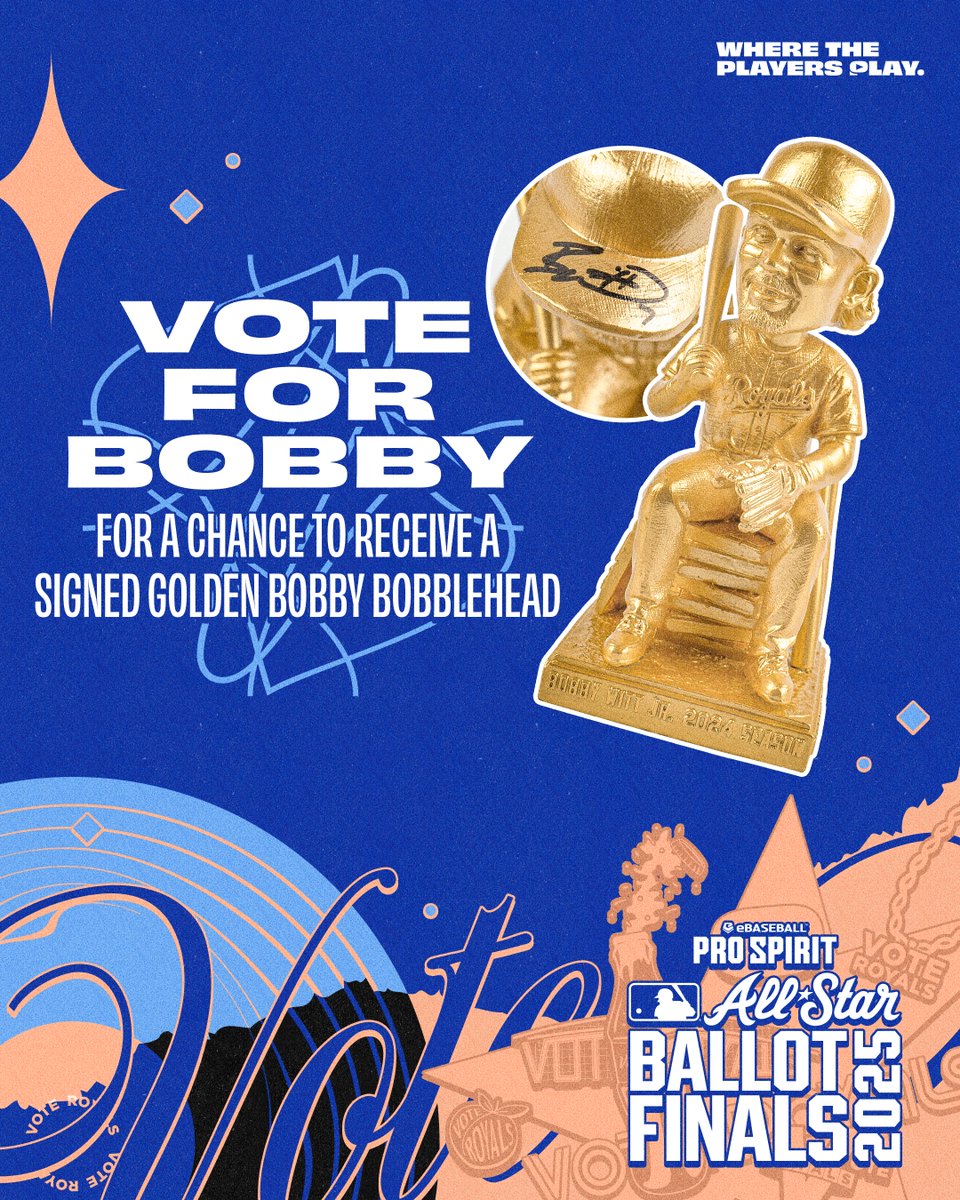 Don't miss out on a golden opportunity! 🤩

Repost and reply with a screenshot when you vote Bobby for a chance to win a signed golden Bobby bobble!