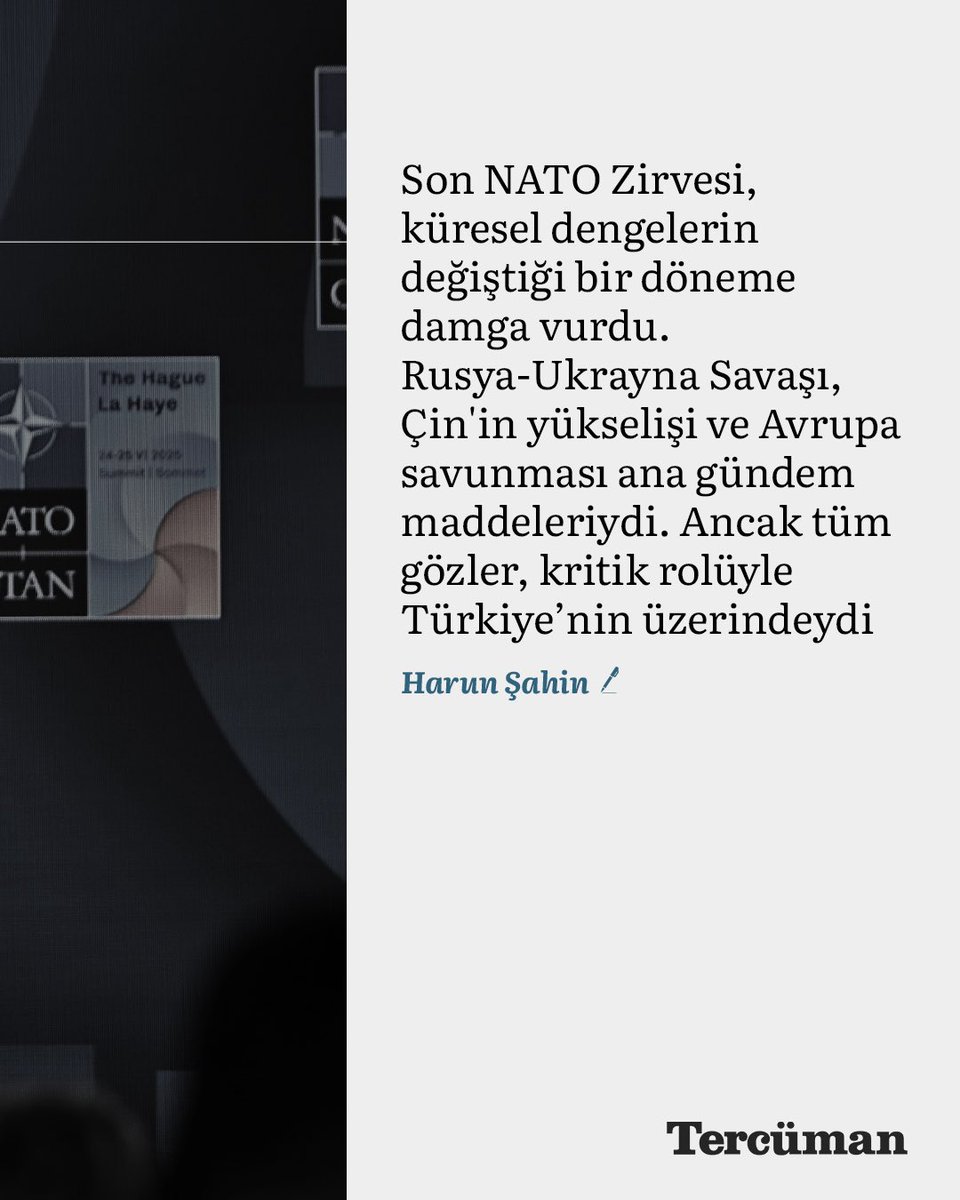 NATO Zirvesi'nde gözler Türkiye'nin üzerinde

Son NATO Zirvesi, küresel dengelerin değiştiği bir döneme damga vurdu. Rusya-Ukrayna Savaşı, Çin'in yükselişi ve Avrupa savunması ana gündem maddeleriydi. Ancak tüm gözler, kritik rolüyle Türkiye’nin üzerindeydi