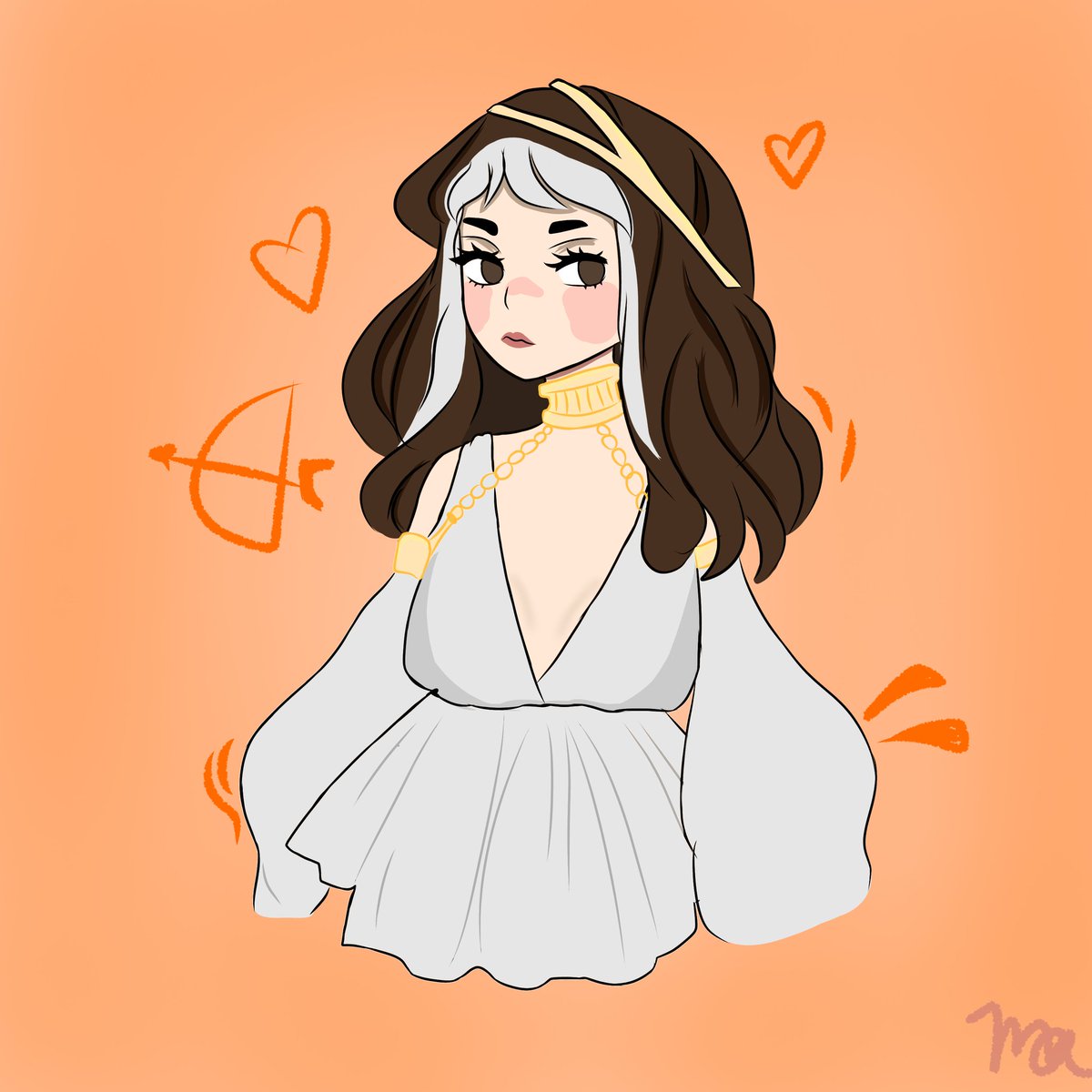 Tava com saudades de desenhar ela então bori🧡😺
|🧡|
<a href="/celinettpb/">celinett</a> 
#arkanis #Arkanis2Temporada #fanart #DigitalArtist