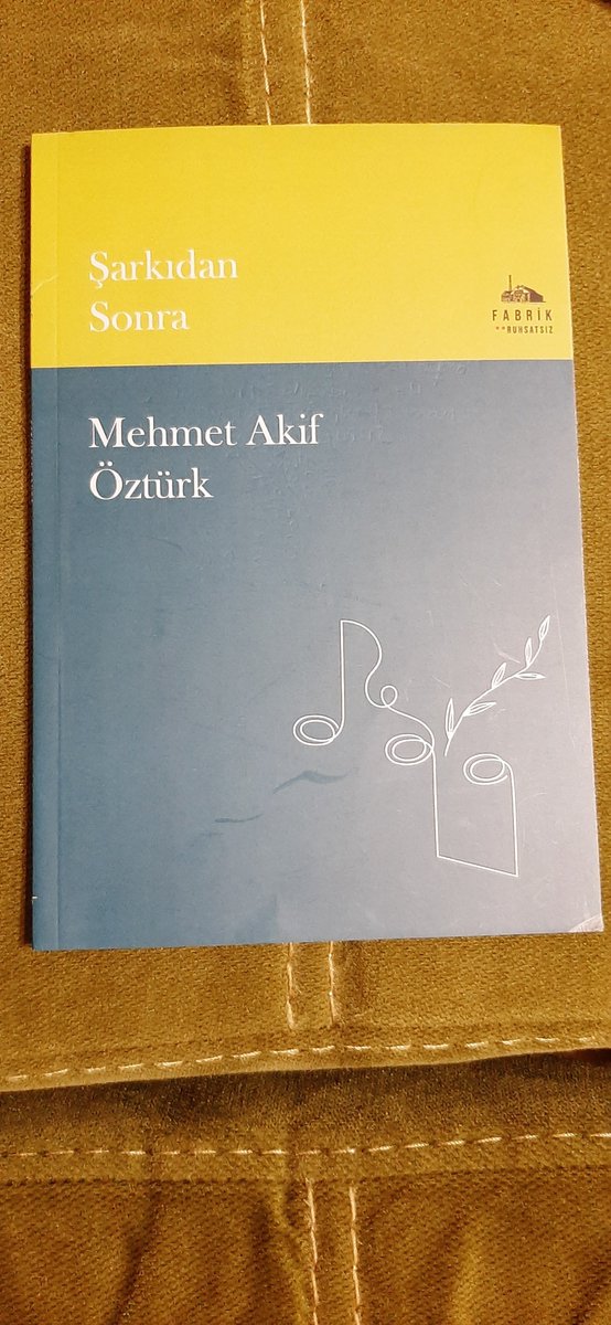 Hüseyin CÖMERT (@hcomert) on Twitter photo Sevgili dostum, kardeşim Mehmet Akif Öztürk'ün şiir kitabı Şarkıdan Sonra <a href="/fabrikkitap/">Fabrik Kitap</a> etiketiyle. Muhatabını bulsun inşallah. <a href="/OzturkMakif13/">Mehmet Akif Öztürk</a> Sevgili dostum, kardeşim Mehmet Akif Öztürk'ün şiir kitabı Şarkıdan Sonra <a href="/fabrikkitap/">Fabrik Kitap</a> etiketiyle. Muhatabını bulsun inşallah. <a href="/OzturkMakif13/">Mehmet Akif Öztürk</a>