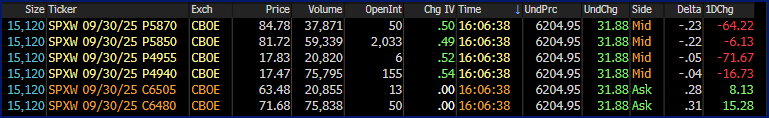 New JPM Collar Strikes:

SepQ 4955 / 5870 Put Spread vs 6505 Call

fund buys 37,800x