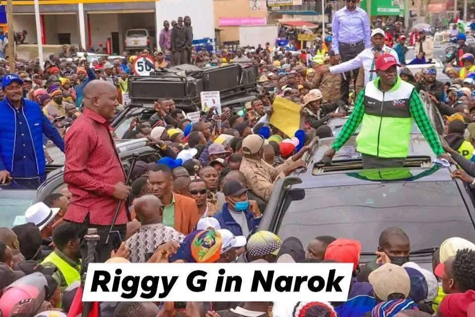 For the first time in Narok, not a single rungu in sight even the Maa spirit took a day off. Gachagua, where did you import this crowd from? 😂