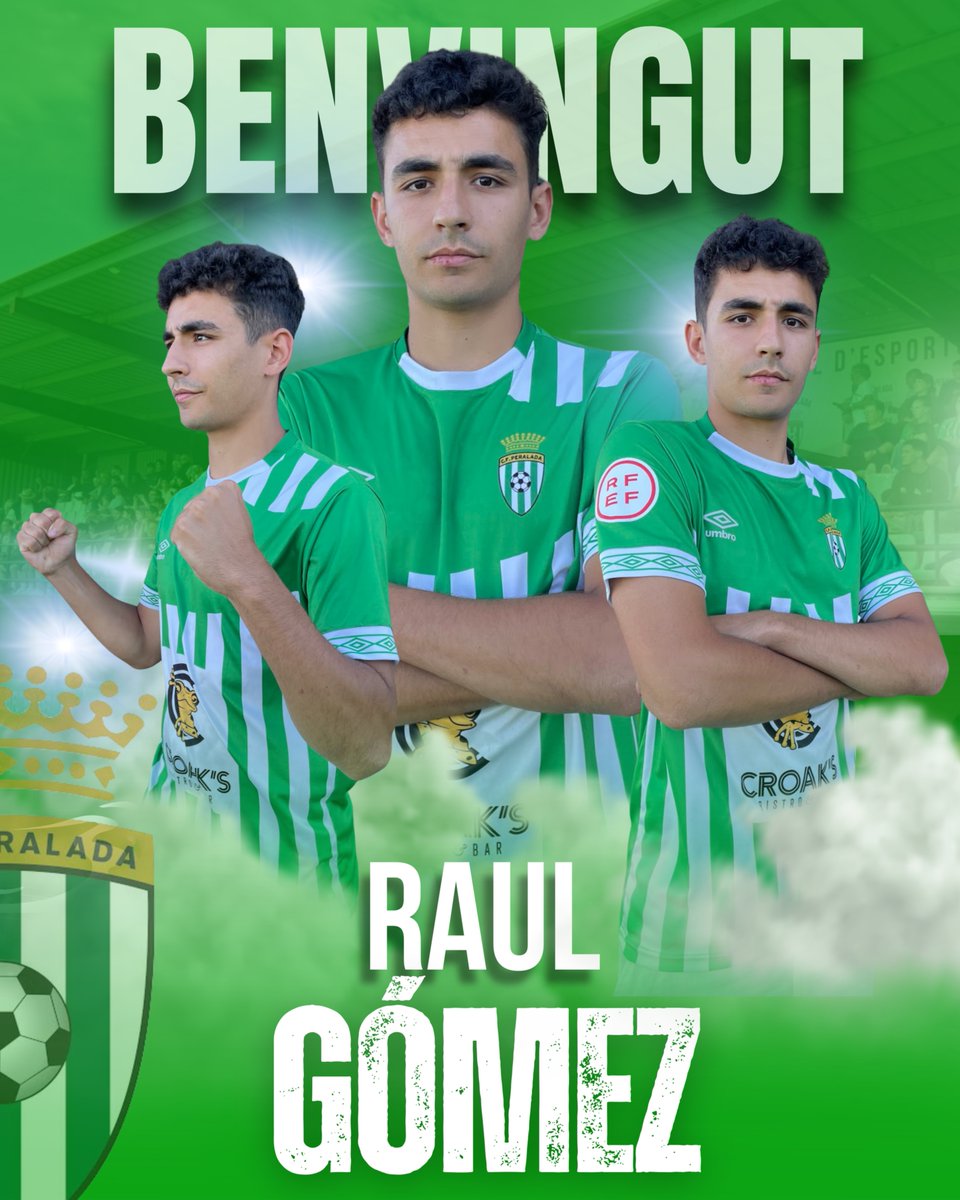 ⭐️ FITXATGE CONFIRMAT

Raúl Gómez  ja és verd-i-blanc! 💚⚔️

➡️ Lateral de 23 anys amb passat a <a href="/GironaFC/">Girona FC</a> , <a href="/UELlagostera/">Unió Esportiva Llagostera</a> , <a href="/palamoscf/">PALAMÓS CF 💙💛</a>  i <a href="/cebescano/">C.E. Bescanó</a>  .
Polivalent, amb arribada i gran colpeig. Tal i com ens agrada al #CFPeralada!

#RaulGómez25_26 #3aRFEF #futcat #ForçaPeralada 💚