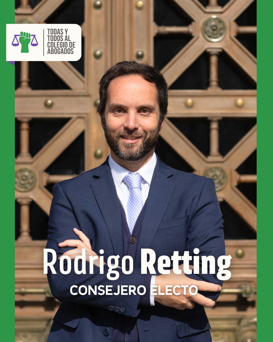 Partido Liberal (@liberales_chile) on Twitter photo ¡Felicitamos a <a href="/RodRettig/">Rodrigo A. Rettig V.</a>, militante del Partido Liberal, por su elección como consejero del Colegio de Abogados con la primera mayoría de la lista Todas y Todos! Un orgullo que siga fortaleciendo el gremio desde una visión progresista y liberal. 👏⚖️ #OrgulloLiberal ¡Felicitamos a <a href="/RodRettig/">Rodrigo A. Rettig V.</a>, militante del Partido Liberal, por su elección como consejero del Colegio de Abogados con la primera mayoría de la lista Todas y Todos! Un orgullo que siga fortaleciendo el gremio desde una visión progresista y liberal. 👏⚖️ #OrgulloLiberal