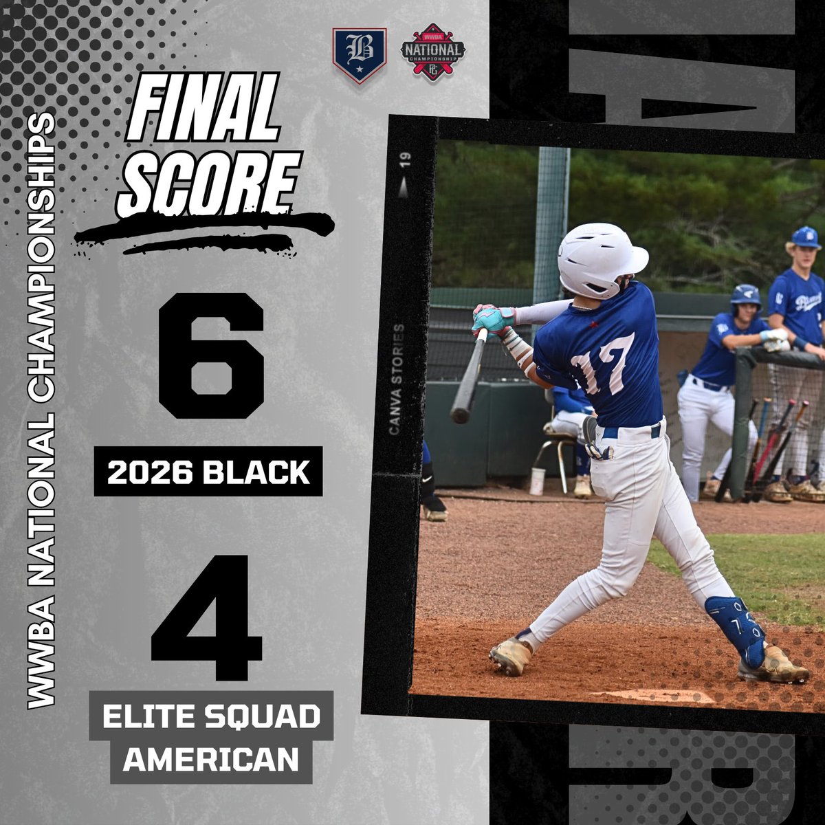 Blizzard Tournaments (@blizzardtourna2) on Twitter photo 2026 Black finish 4-2 at the #WWBA National Championships!
<a href="/V_tellier2/">Van Tellier</a> 3IP, 5H, 2BB, 2K
<a href="/PTellijohn08/">Peyton Tellijohn</a> 4IP, 2H, 2BB, 4K
<a href="/EJRidlehoover/">Easton Ridlehoover</a> 2 for 2 - 2H, R, BB
<a href="/BeanoMcquade/">Landon McQuade</a> 1 for 3 - H, 2RBI
<a href="/KeeganFlansburg/">Keegan Flansburg</a> 1 for 3 - H, R
#BlizzardBaseball 2026 Black finish 4-2 at the #WWBA National Championships!
<a href="/V_tellier2/">Van Tellier</a> 3IP, 5H, 2BB, 2K
<a href="/PTellijohn08/">Peyton Tellijohn</a> 4IP, 2H, 2BB, 4K
<a href="/EJRidlehoover/">Easton Ridlehoover</a> 2 for 2 - 2H, R, BB
<a href="/BeanoMcquade/">Landon McQuade</a> 1 for 3 - H, 2RBI
<a href="/KeeganFlansburg/">Keegan Flansburg</a> 1 for 3 - H, R
#BlizzardBaseball