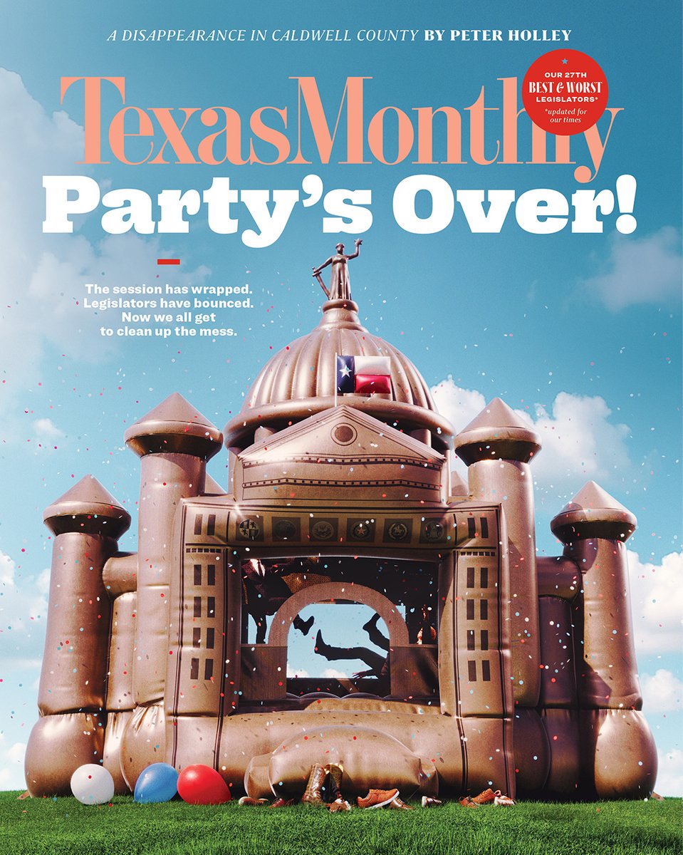 TexasMonthly's tweet image. For our July issue, we spoke with dozens of lawmakers, staffers, lobbyists, and activists to paint a picture of what the Texas Legislature is today, identify the folks who matter, and explain how the body has shifted so radically. For better or for worse.
Read here:…