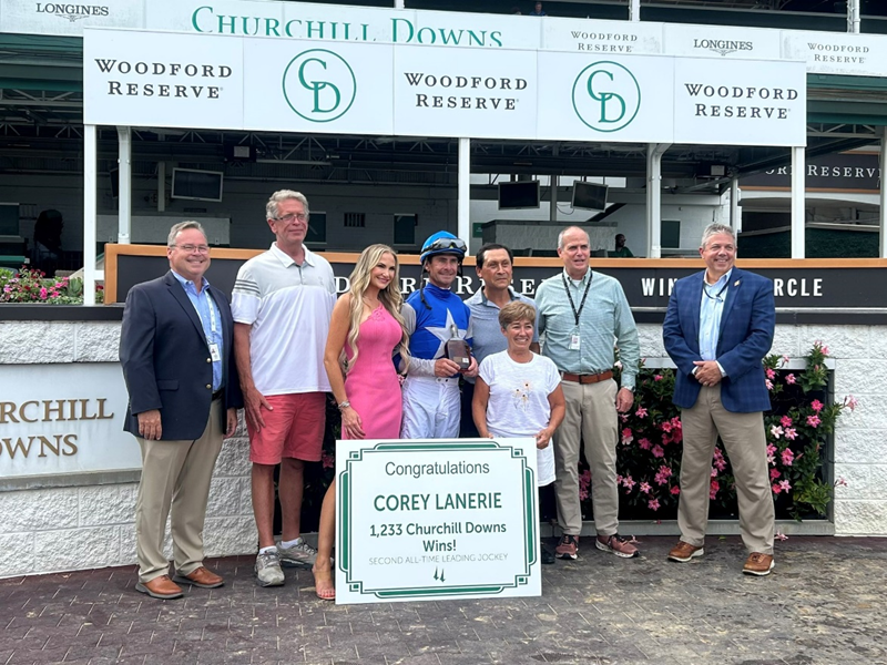 What a meet for Corey Lanerie <a href="/coreylanerie/">corey lanerie</a> as he surpasses Calvin Borel for second most wins at Churchill Downs and printed money 💸💸 for his followers at the meet that ended Sunday.

Jose Ortiz captures the Leading Rider award.