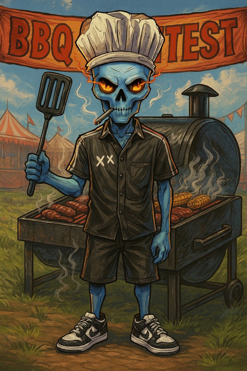 Dementions (@dementions8) on Twitter photo <a href="/UndeadChefNFT/">๐ Undead Chefs ๐งโ๐ณ</a> <a href="/GenuineUndead/">Genuine Undead</a>
Hey Chefs and fellow Undead allies! We have a SUMMERTIME COOKING CONTEST to announce! Fire up those grills, smokers, or griddles and show us your best backyard BBQ meal. Everything must fit on ONE PLATE. Submit a photo of that plate loaded with <a href="/UndeadChefNFT/">๐ Undead Chefs ๐งโ๐ณ</a> <a href="/GenuineUndead/">Genuine Undead</a>
Hey Chefs and fellow Undead allies! We have a SUMMERTIME COOKING CONTEST to announce! Fire up those grills, smokers, or griddles and show us your best backyard BBQ meal. Everything must fit on ONE PLATE. Submit a photo of that plate loaded with