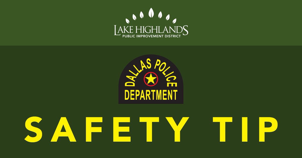 DPD Safety Tip
Evict Mosquitoes. Check your property for standing water in buckets or other containers on a regular basis.

To keep your cooling systems running smoothly, clean ceiling fans, install window air conditioning units, change any air filters, and schedule maintenance.