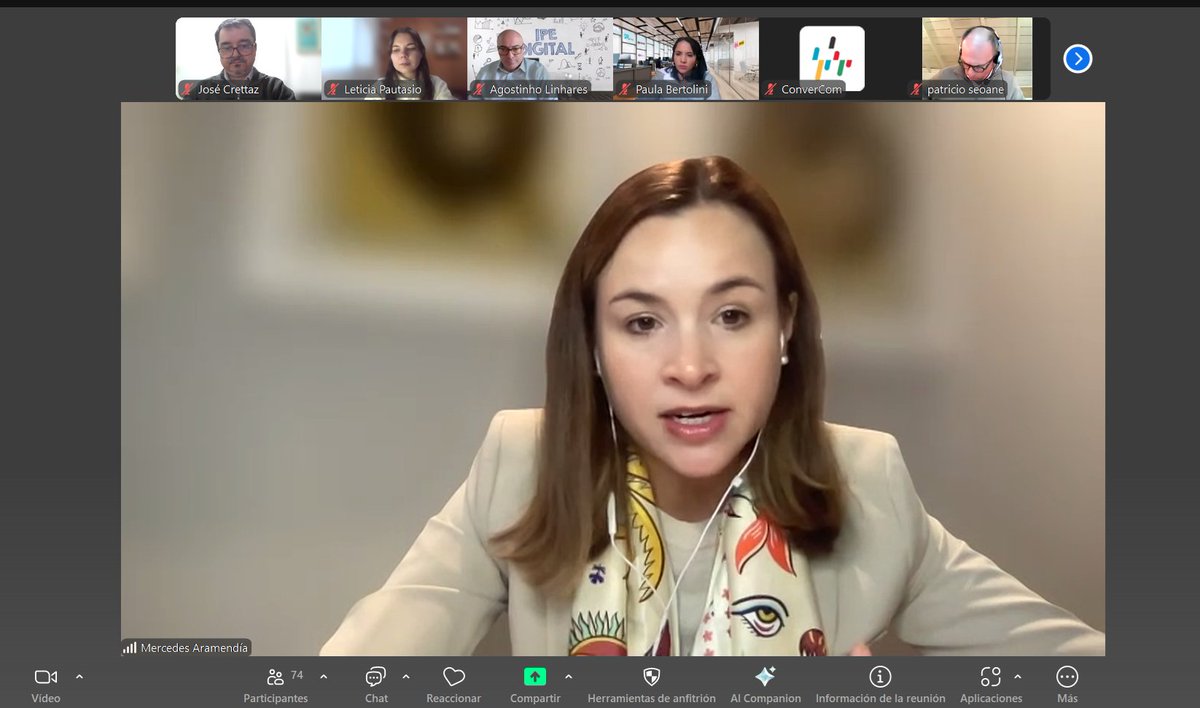 ConverCom Info (@convercominfo) on Twitter photo "El rol del regulador debe ser el de facilitar, sin imponer modelos rígidos. Se necesita más acuerdo y cooperación", dice <a href="/MAramendia/">Mercedes Aramendía</a> de <a href="/PorAbierta/">Alianza por una Internet Abierta</a> "El rol del regulador debe ser el de facilitar, sin imponer modelos rígidos. Se necesita más acuerdo y cooperación", dice <a href="/MAramendia/">Mercedes Aramendía</a> de <a href="/PorAbierta/">Alianza por una Internet Abierta</a>