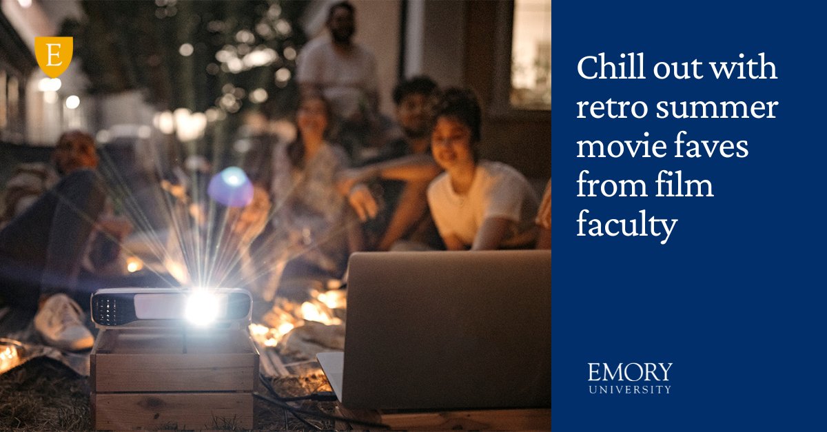 As temperatures rise, Emory Film and Media faculty share their favorite summer films that capture the season’s spirit, from nostalgic classics to iconic warm-weather stories. Check out the fun guide to retro movies that still resonate today!

🎬Movie List:links.emory.edu/1dp