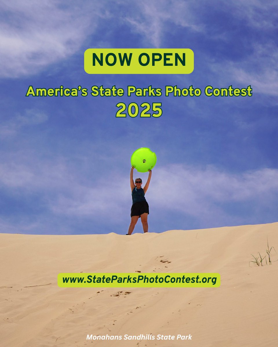 TPWDparks's tweet image. Got the perfect park pic? 📸 Let’s see it!
Submit your favorite #TexasStateParks photos to the America’s State Parks Photo Contest. It’s time to show off the magic of our parks! 💫
🗓️ Deadline to enter: July 18, 2025 at 11:59 ET
👉 Enter at: stateparksphotocontest.org