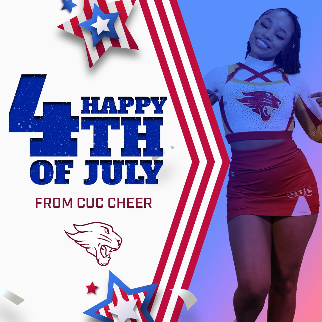 Hey Cougar Cheer fans 👋

We're wishing everyone a safe and Happy 4th of July! 🎆🎇