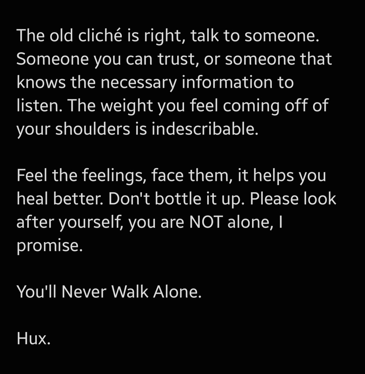 huxismi's tweet image. TW - Suicide and Abuse. Mens Mental Health Month.