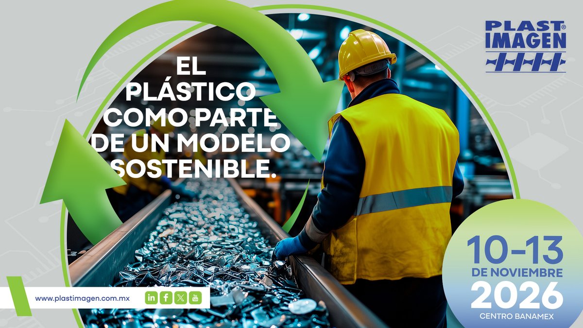 plastimagen's tweet image. Transformar residuos en recursos ya es parte del modelo productivo. 
Conoce cómo la industria adopta prácticas sostenibles. 
#Sostenibilidad #IndustriaPlástica #ReciclajeResponsable #Plastimagen2026