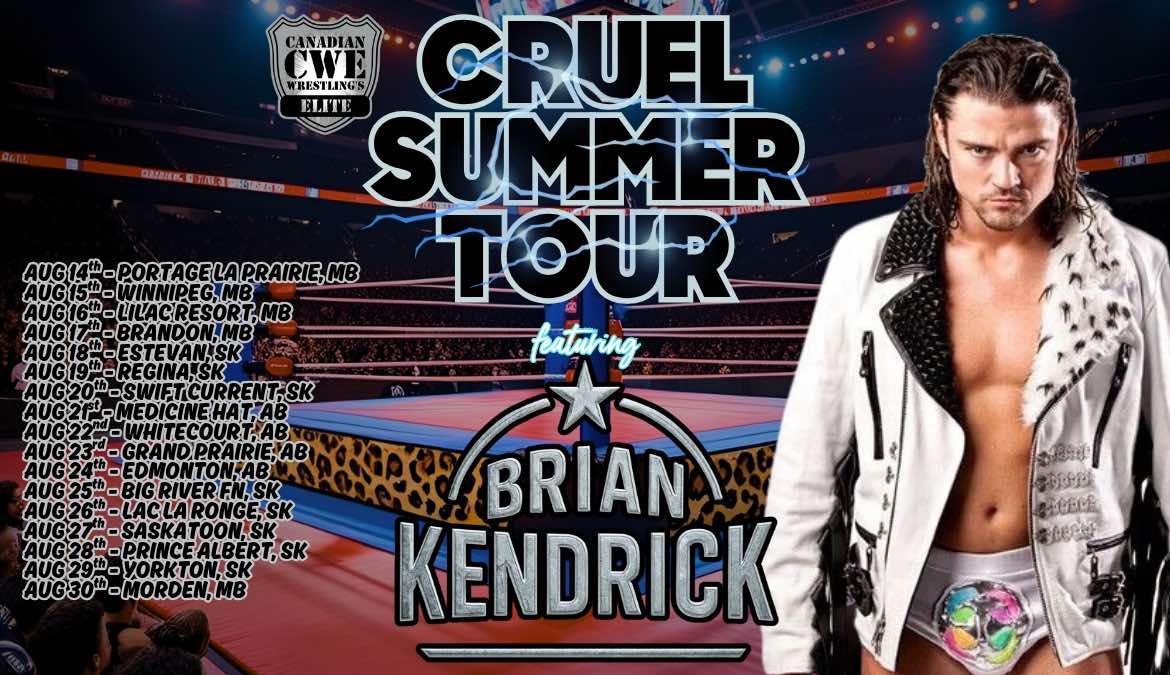 CWE Canada (@cwecanada) on Twitter photo Official event page is up for <a href="/CWECanada/">Canadian Wrestling's Elite</a>'s return to Grande Prairie, Alberta on Saturday, August 23rd Ft WWE Star <a href="/mrbriankendrick/">Brian Kendrick</a> & A Special 8 Man Tag Team Elimination Match!
Please invite & share! facebook.com/events/2159810… Official event page is up for <a href="/CWECanada/">Canadian Wrestling's Elite</a>'s return to Grande Prairie, Alberta on Saturday, August 23rd Ft WWE Star <a href="/mrbriankendrick/">Brian Kendrick</a> & A Special 8 Man Tag Team Elimination Match!
Please invite & share! facebook.com/events/2159810…