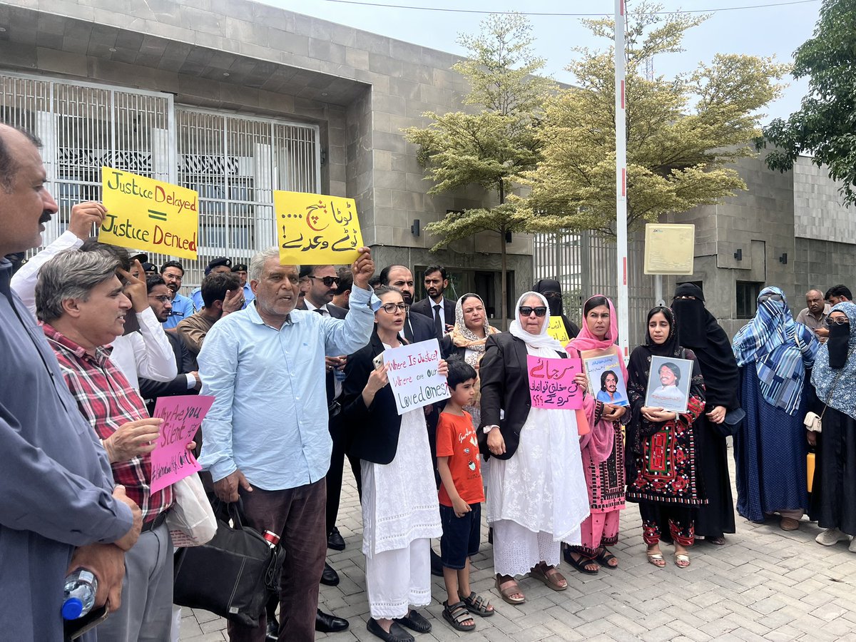 You owe justice to the families of the disappeared.
Today, they stood outside your gates to remind you:
Reconstruct the bench. Resume the cases. Restore their hope.