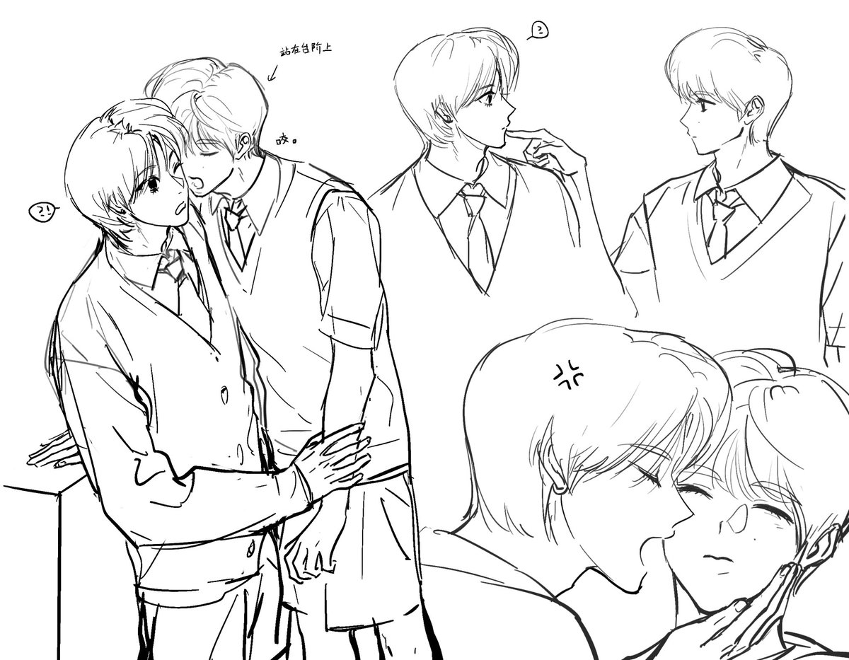 _zzzzzuru1's tweet image. #쿨융 
咬咬